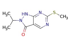 eMolecules​&nbsp;Pharmablock / 2-isopropyl-6-methylsulfanyl-1H-pyrazolo[34-d]pyrimidin-3-one / 25mg / 686936070 / PBU6787 / 0.000 / 955368-93-1 / [null] / 224.280 / C9H12N4OS