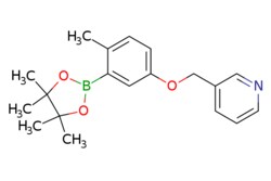 eMolecules​&nbsp;Ambeed / 3-((4-Methyl-3-(4455-tetramethyl-132-dioxaborolan-2-yl)phenoxy)methyl)pyridine / 100mg / 742299485 / A1677273 /  /  / [null] / 325.220 / C19H24BNO3