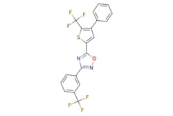 eMolecules​&nbsp;Ambeed / 5-(4-Phenyl-5-(trifluoromethyl)thiophen-2-yl)-3-(3-(trifluoromethyl)phenyl)-124-oxadiazole / 1mg / 722703943 / A656270 /  / 256414-75-2 / MFCD00096600 / 440.360 / C20H10F6N2OS