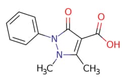 eMolecules​&nbsp;Ambeed / 15-Dimethyl-3-oxo-2-phenyl-23-dihydro-1H-pyrazole-4-carboxylic acid / 250mg / 525051820 / A142145 /  / 83-10-3 / MFCD00020785 / 232.239 / C12H12N2O3