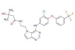 eMolecules​ Ambeed / N-(2-(4-((3-Chloro-4-(3-(trifluoromethyl)phenoxy)phenyl)amino)-5H-pyrrolo[32-d]pyrimidin-5-yl)ethyl)-3-hydroxy-3-methylbutanamide