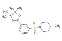 eMolecules​&nbsp;Ambeed / 1-Methyl-4-((3-(4455-tetramethyl-132-dioxaborolan-2-yl)phenyl)sulfonyl)piperazine / 100mg / 714086232 / A457467 /  / 1033743-79-1 / MFCD19288884 / 366.280 / C17H27BN2O4S