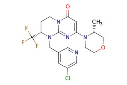 eMolecules​ Ambeed / (S)-9-((5-Chloropyridin-3-yl)methyl)-2-((R)-3-methylmorpholino)-8-(trifluoromethyl)-6789-tetrahydro-4H-pyrimido[12-a]pyrimidin-4-one