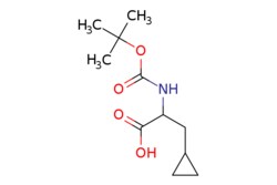 eMolecules​&nbsp;Ambeed / 2-((tert-Butoxycarbonyl)amino)-3-cyclopropylpropanoic acid / 250mg / 633418015 / A1211067 /  / 888323-62-4 / MFCD08061239 / 229.276 / C11H19NO4