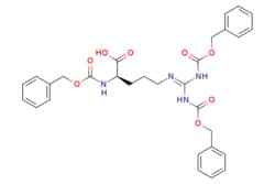 eMolecules​&nbsp;Ambeed / Z-D-Arg(Cbz)2-OH / 1g / 526410927 / A650357 /  / 1947-42-8 / [null] / 576.606 / C30H32N4O8