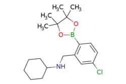 eMolecules​&nbsp;Ambeed / N-(5-Chloro-2-(4455-tetramethyl-132-dioxaborolan-2-yl)benzyl)cyclohexanamine / 250mg / 717678086 / A932246 /  / 2096340-23-5 / MFCD20441915 / 349.710 / C19H29BClNO2