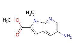 eMolecules​&nbsp;1630907-29-7 | methyl 5-amino-1-methyl-1H-pyrrolo[2,3-b]pyridine-2-carboxylate | Pharmablock | MFCD28166290 | 205.217 | C10H11N3O2 | 97.000 | COC(=O)c1cc2cc(N)cnc2n1C | 25mg | 551248702