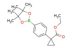 eMolecules​ Ambeed / Ethyl 1-(4-(4455-tetramethyl-132-dioxaborolan-2-yl)phenyl)cyclopropanecarboxylate / 1g / 552717821 / A366373 /  / 1257213-52-7 / MFCD18383419 / 316.200 / C18H25BO4