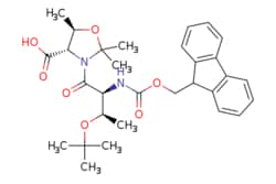 eMolecules​&nbsp;Ambeed / (4S5R)-3-((2S3R)-2-((((9H-Fluoren-9-yl)methoxy)carbonyl)amino)-3-(tert-butoxy)butanoyl)-225-trimethyloxazolidine-4-carboxylic acid / 250mg / 600851627 / A617270 /  / 1676104-73-6 / MFCD28385805 / 538.641 / C30H38N2O7
