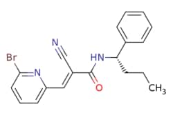 eMolecules​ 856243-80-6 | Ambeed | (SE)-3-(6-Bromopyridin-2-yl)-2-cyano-N-(1-phenylbutyl)acrylamide