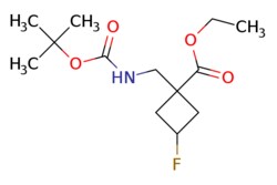 eMolecules​ Pharmablock / ethyl 1-[(tert-butoxycarbonylamino)methyl]-3-fluoro-cyclobutanecarboxylate