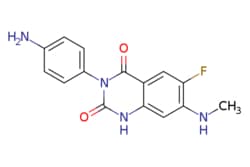 eMolecules​ 936501-00-7 | ChemScene | 3-(4-Aminophenyl)-6-fluoro-7-(methylamino)quinazoline-24(1H3H)-dione