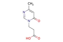 eMolecules​&nbsp;Ambeed / 3-(4-Methyl-6-oxo-16-dihydropyrimidin-1-yl)propanoic acid / 100mg / 596567476 / A1070906 /  / 1249567-59-6 / MFCD14601704 / 182.179 / C8H10N2O3