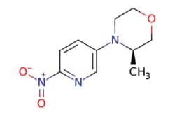 eMolecules​&nbsp;Pharmablock / (3R)-3-methyl-4-(6-nitro-3-pyridyl)morpholine / 25mg / 586144030 / PBJL201 / 0.000 / 2375165-76-5 / [null] / 223.232 / C10H13N3O3