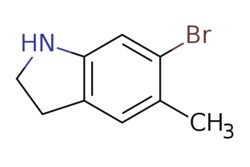 eMolecules​ Pharmablock / 6-bromo-5-methyl-indoline / 25mg / 713714237
