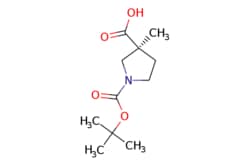 eMolecules​&nbsp;Pharmablock / (3S)-1-tert-butoxycarbonyl-3-methyl-pyrrolidine-3-carboxylic acid / 25mg / 718384385 / PBX1816 / 0.000 / 1821775-99-8 / MFCD26142146 / 229.276 / C11H19NO4