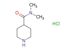 eMolecules​&nbsp;6270-42-4 | N,N-dimethylpiperidine-4-carboxamide hydrochloride | Pharmablock | MFCD07781032 | 192.690 | C8H17ClN2O | 97.000 | Cl.CN(C)C(=O)C1CCNCC1 | 25mg | 551182563