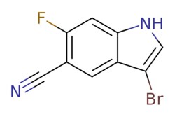 eMolecules​ Pharmablock / 3-bromo-6-fluoro-1H-indole-5-carbonitrile / 25mg