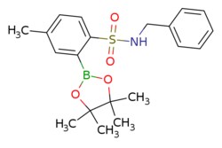 eMolecules​&nbsp;Ambeed / N-Benzyl-4-methyl-2-(4455-tetramethyl-132-dioxaborolan-2-yl)benzenesulfonamide / 100mg / 728126243 / A1678008 /  /  / [null] / 387.300 / C20H26BNO4S