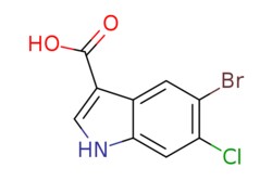 eMolecules​ Pharmablock / 5-bromo-6-chloro-1H-indole-3-carboxylic acid