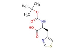 eMolecules​&nbsp;Ambeed / (S)-2-((tert-Butoxycarbonyl)amino)-3-(thiazol-4-yl)propanoic acid / 250mg / 525131770 / A217955 /  / 119434-75-2 / MFCD00079682 / 272.320 / C11H16N2O4S