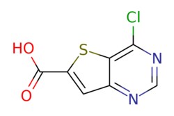 eMolecules​&nbsp;ChemScene / 4-Chlorothieno[32-d]pyrimidine-6-carboxylic acid / 100mg / 582650335 / CS-W006123 / 0.000 / 875515-76-7 / MFCD11846188 / 214.620 / C7H3ClN2O2S