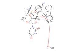 eMolecules​&nbsp;Ambeed / (2R3R4R5R)-2-((Bis(4-methoxyphenyl)(phenyl)methoxy)methyl)-5-(24-dioxo-34-dihydropyrimidin-1(2H)-yl)-4-methoxytetrahydrofuran-3-yl (2-cyanoethyl) diisopropylphosphoramidite / 1g / 552739332 / A513418 /  / 110764-79-9 / MFCD00792626 / 760.825 / C40H49N4O9P