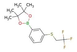 eMolecules​ ChemScene / 4455-Tetramethyl-2-(3-((222-trifluoroethyl)thio)phenyl)-132-dioxaborolane / 100mg / 569145203 / CS-0094472 / 0.000 / 1026797-07-8 / MFCD11520054 / 318.160 / C14H18BF3O2S