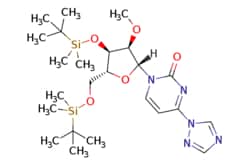 eMolecules​&nbsp;Ambeed / 1-((2R3R4R5R)-4-((tert-Butyldimethylsilyl)oxy)-5-(((tert-butyldimethylsilyl)oxy)methyl)-3-methoxytetrahydrofuran-2-yl)-4-(1H-124-triazol-1-yl)pyrimidin-2(1H)-one / 100mg / 650568633 / A1487896 /  / 1428902-86-6 / [null] / 537.808 / C24H43N5O5Si2
