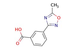eMolecules​&nbsp;Ambeed / 3-(5-methyl-124-oxadiazol-3-yl)benzoic acid / 250mg / 649782797 / A211456 /  / 264264-32-6 / MFCD06797485 / 204.185 / C10H8N2O3