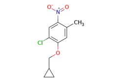 eMolecules​&nbsp;Pharmablock / 1-chloro-2-(cyclopropylmethoxy)-4-methyl-5-nitro-benzene / 25mg / 586142778 / PB96581 / 0.000 / 2231675-23-1 / [null] / 241.670 / C11H12ClNO3