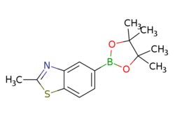 eMolecules​&nbsp;Ambeed / 2-Methyl-5-(4455-tetramethyl-132-dioxaborolan-2-yl)benzo[d]thiazole / 100mg / 716529618 / A612838 /  / 791614-90-9 / MFCD13181966 / 275.170 / C14H18BNO2S