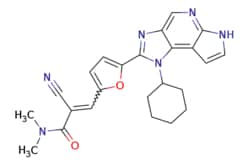 eMolecules​ Ambeed / 2-Cyano-3-(5-(1-cyclohexyl-16-dihydroimidazo[45-d]pyrrolo[23-b]pyridin-2-yl)furan-2-yl)-NN-dimethylacrylamide