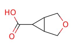 eMolecules​&nbsp;Pharmablock / 3-oxabicyclo[3.1.0]hexane-6-carboxylic acid / 25mg / 672552492 / PBTEN11183 / 0.000 / 693248-53-2 / MFCD13193581 / 128.127 / C6H8O3