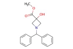 eMolecules​&nbsp;Pharmablock / methyl 1-(diphenylmethyl)-3-hydroxyazetidine-3-carboxylate / 25mg / 721435475 / PBLL1830 / 0.000 / 950691-63-1 / MFCD30719352 / 297.354 / C18H19NO3