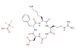 eMolecules​&nbsp;Ambeed / 2-((2S5R8S11S)-8-(4-Aminobutyl)-5-benzyl-11-(3-guanidinopropyl)-3691215-pentaoxo-1471013-pentaazacyclopentadecan-2-yl)acetic acid Trifluoroacetate (11) / 1mg / 527374635 / A239927 /  / 500577-51-5 / MFCD20488083 / 717.704 / C29H42F3N9O9