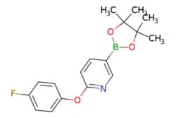 eMolecules​&nbsp;Ambeed / 2-(4-Fluorophenoxy)-5-(4455-tetramethyl-132-dioxaborolan-2-yl)pyridine / 250mg / 724427309 / A1625452 /  / 1415825-03-4 / [null] / 315.150 / C17H19BFNO3