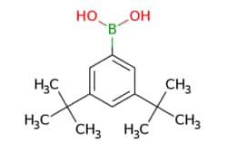 eMolecules​&nbsp;197223-39-5 | (3,5-DI-TERT-BUTYLPHENYL)BORONIC ACID | AstaTech | MFCD07780212 | 234.150 | C14H23BO2 | 95.000 | CC(C)(C)c1cc(cc(c1)C(C)(C)C)B(O)O | 1g | 481533681