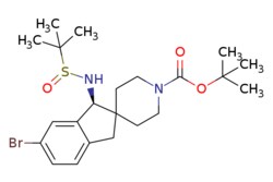 eMolecules​ Ambeed / (1S)-tert-Butyl 6-bromo-1-(11-dimethylethylsulfinamido)-13-dihydrospiro[indene-24-piperidine]-1-carboxylate