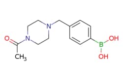 eMolecules​&nbsp;Ambeed / (4-((4-Acetylpiperazin-1-yl)methyl)phenyl)boronic acid / 250mg / 721418521 / A1664921 /  / 1082366-52-6 / [null] / 262.120 / C13H19BN2O3
