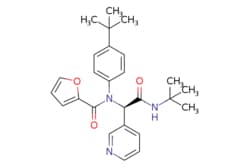 eMolecules​ 1417700-13-0 | Ambeed | (R)-N-(4-(tert-Butyl)phenyl)-N-(2-(tert-butylamino)-2-oxo-1-(pyridin-3-yl)ethyl)furan-2-carboxamide