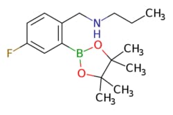 eMolecules​&nbsp;Ambeed / N-(4-Fluoro-2-(4455-tetramethyl-132-dioxaborolan-2-yl)benzyl)propan-1-amine / 250mg / 719807829 / A785962 /  / 1256360-59-4 / MFCD18087741 / 293.190 / C16H25BFNO2