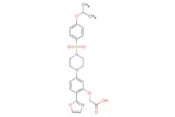 eMolecules​&nbsp;Ambeed / 2-(5-(4-((4-Isopropoxyphenyl)sulfonyl)piperazin-1-yl)-2-(oxazol-2-yl)phenoxy)acetic acid / 5mg / 534584555 / A724929 /  / 932372-01-5 / MFCD28902252 / 501.550 / C24H27N3O7S
