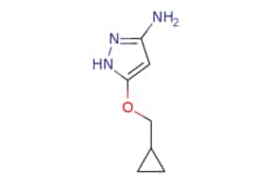 eMolecules​&nbsp;ChemScene / 5-(Cyclopropylmethoxy)-1H-pyrazol-3-amine / 100mg / 632319307 / CS-0119828 / 0.000 / 852443-66-4 / MFCD20724093 / 153.185 / C7H11N3O