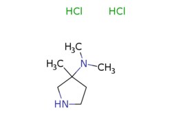 eMolecules​&nbsp;Pharmablock / NN3-trimethylpyrrolidin-3-aminedihydrochloride / 25mg / 713712062 / PBTEN0622-1 / 0.000 / 2172503-18-1 / [null] / 201.140 / C7H18Cl2N2