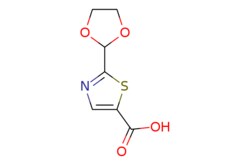 eMolecules​&nbsp;Pharmablock / 2-(13-dioxolan-2-yl)thiazole-5-carboxylic acid / 25mg / 783663722 / PBZF177 / 0.000 / 603999-23-1 / MFCD14708139 / 201.200 / C7H7NO4S