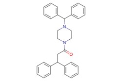 eMolecules​&nbsp;AstaTech / 1-[4-(DIPHENYLMETHYL)-1-PIPERAZINYL]-33-DIPHENYL-1-PROPANONE / 0.25g / 323612546 / N10437 / 95.000 / 41332-24-5 / MFCD03387795 / 460.621 / C32H32N2O