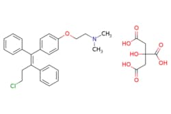 eMolecules​&nbsp;Medchem Express / Toremifene (citrate) / 100mg / 446271899 / HY-B0005 /  / 89778-27-8 / MFCD01729016 / 598.090 / C32H36ClNO8