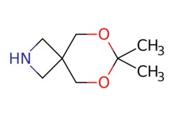 eMolecules​ Pharmablock / 77-dimethyl-68-dioxa-2-azaspiro[3.5]nonane / 25mg / 789380089 / PBTEN2370 / 0.000 / 156720-75-1 / MFCD21091996 / 157.213 / C8H15NO2