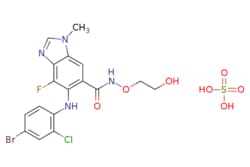 eMolecules​&nbsp;943332-08-9 | Medchem Express |  Selumetinib (sulfate) |  50mg | 495800692 | HY-50706A | 555.76 |  C17H17BrClFN4O7S